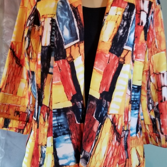 Alberto makali $new  womens blazer long  sleeve L - Picture 2 of 8